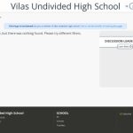 Vilas Undivided High School