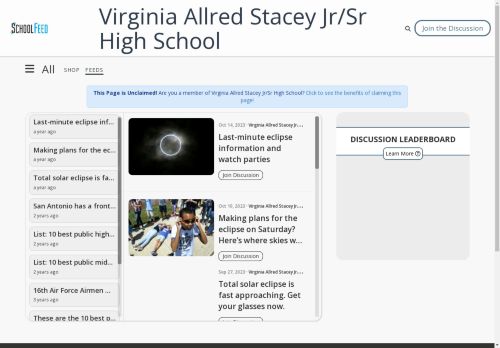 Virginia Allred Stacey Jr/Sr High School