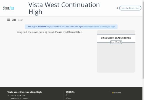 Vista West Continuation High