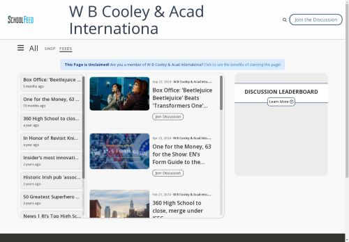W B Cooley & Acad Internationa