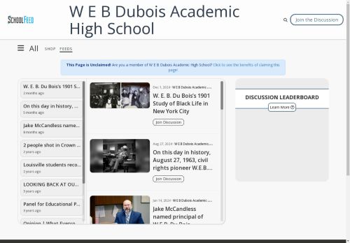 W E B Dubois Academic High School