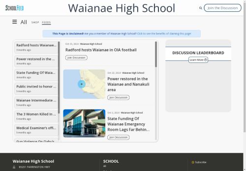 Waianae High School