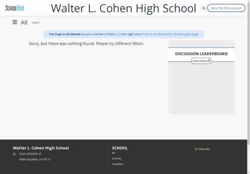Walter L. Cohen High School