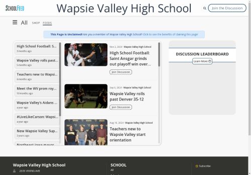 Wapsie Valley High School