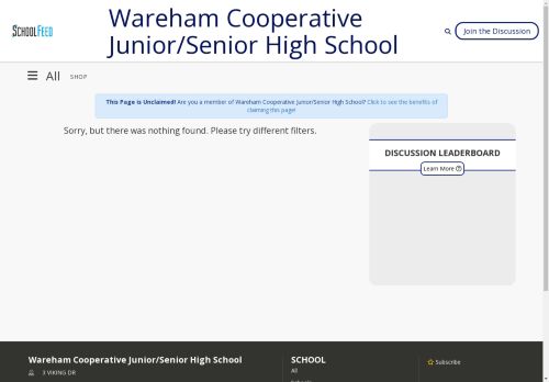 Wareham Cooperative Junior/Senior High School