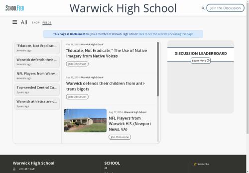 Warwick High School