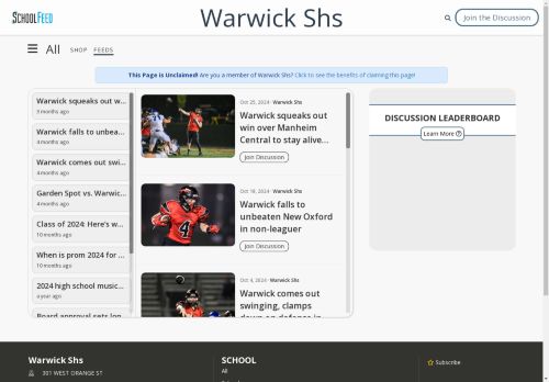 Warwick Shs