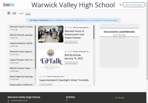 Warwick Valley High School