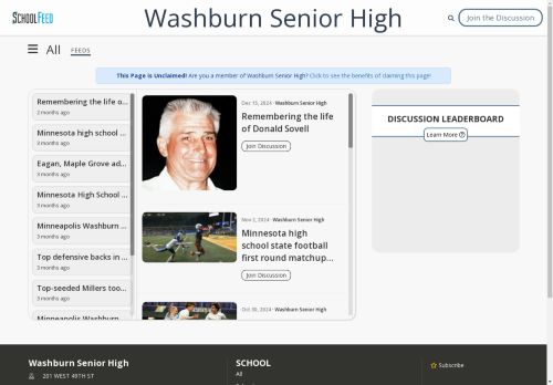 Washburn Senior High