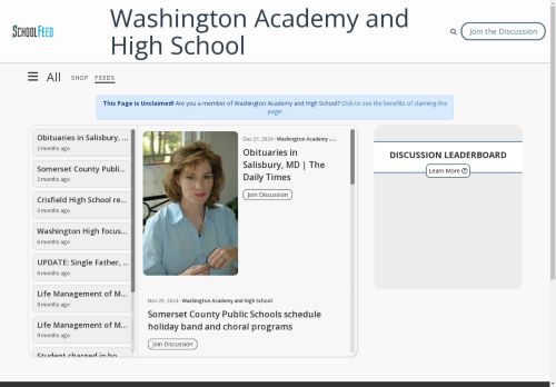 Washington Academy and High School