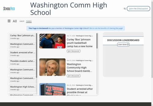 Washington Comm High School
