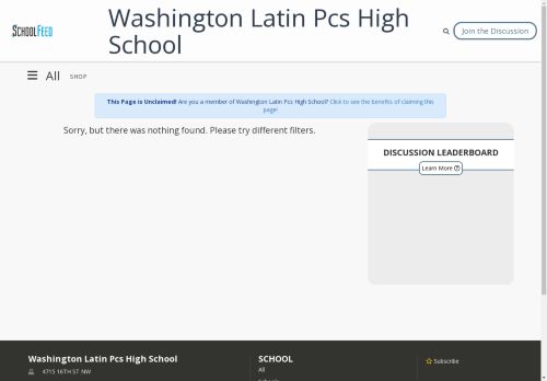 Washington Latin Pcs High School