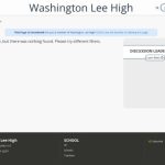 Washington Lee High