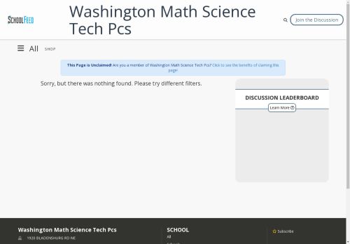 Washington Math Science Tech Pcs