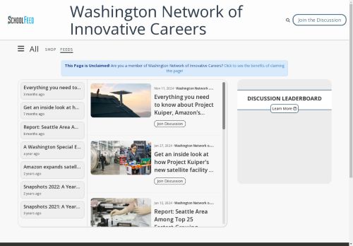 Washington Network of Innovative Careers