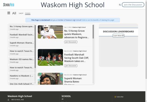 Waskom High School