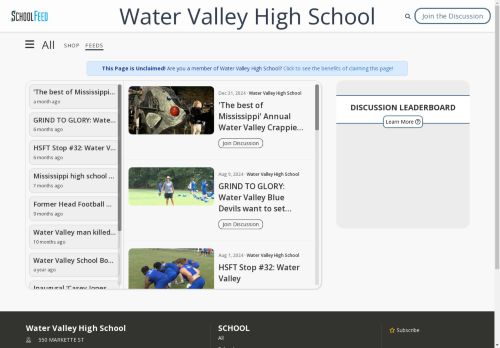 Water Valley High School