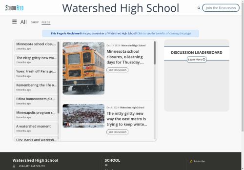 Watershed High School