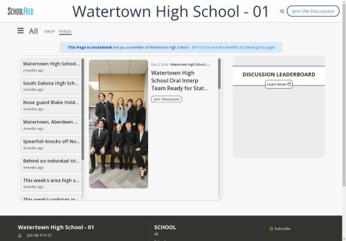 Watertown High School - 01