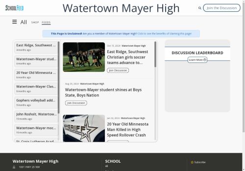 Watertown Mayer High
