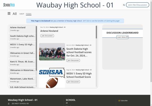 Waubay High School - 01
