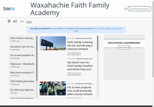 Waxahachie Faith Family Academy