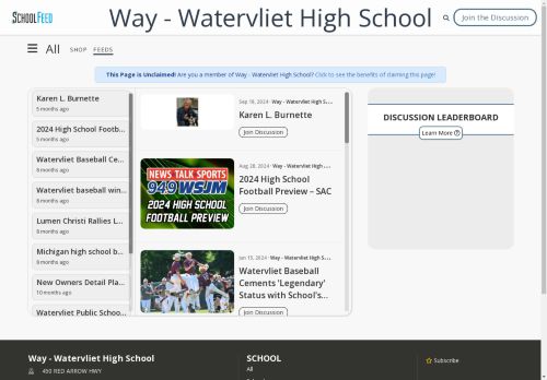 Way - Watervliet High School