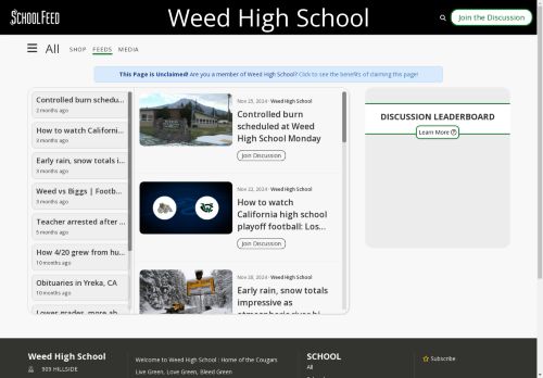 Weed High School