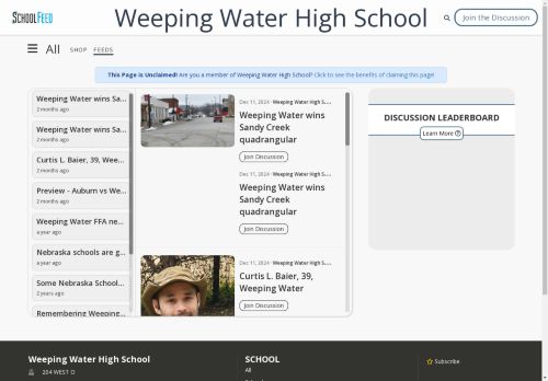 Weeping Water High School