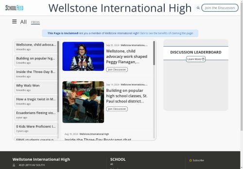 Wellstone International High