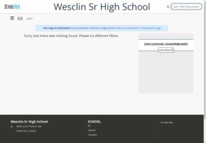 Wesclin Sr High School