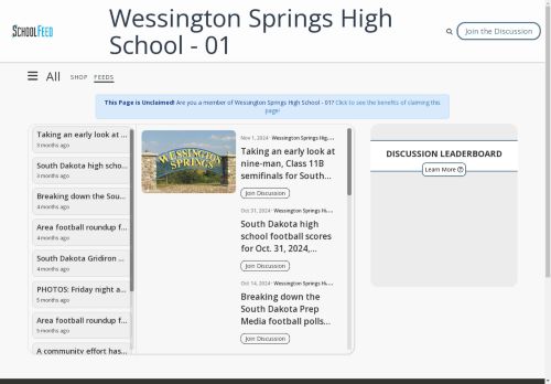 Wessington Springs High School - 01