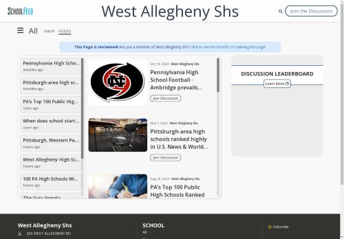 West Allegheny Shs