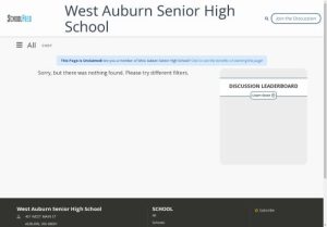 West Auburn Senior High School