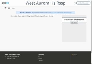 West Aurora Hs Rssp