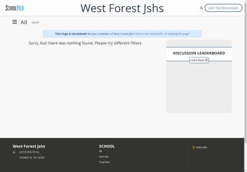 West Forest Jshs