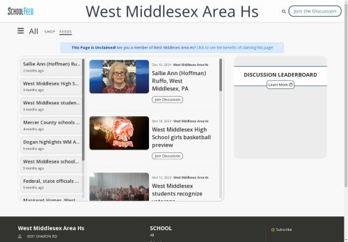 West Middlesex Area Hs