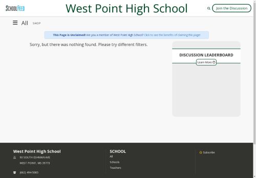 West Point High School