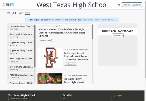 West Texas High School