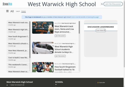 West Warwick High School