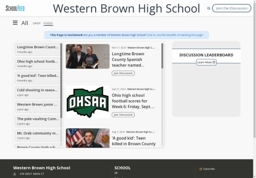 Western Brown High School