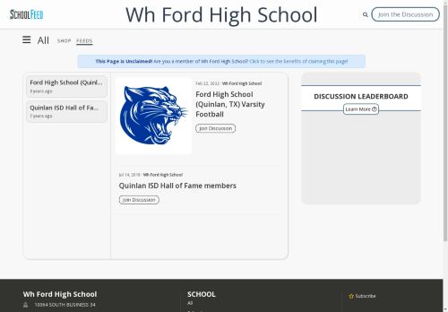 Wh Ford High School