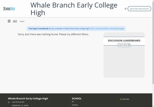Whale Branch Early College High