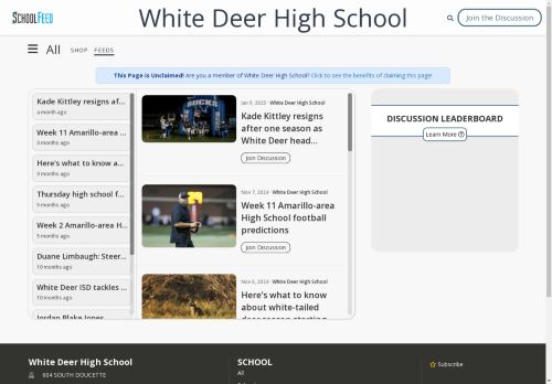 White Deer High School