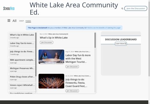 White Lake Area Community Ed.