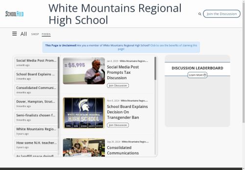 White Mountains Regional High School
