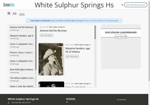 White Sulphur Springs Hs