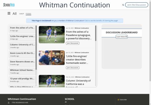 Whitman Continuation