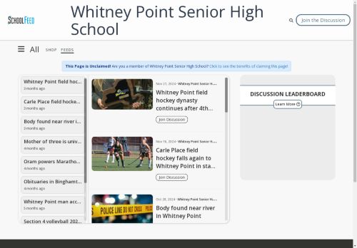 Whitney Point Senior High School