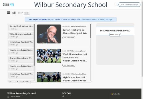 Wilbur Secondary School